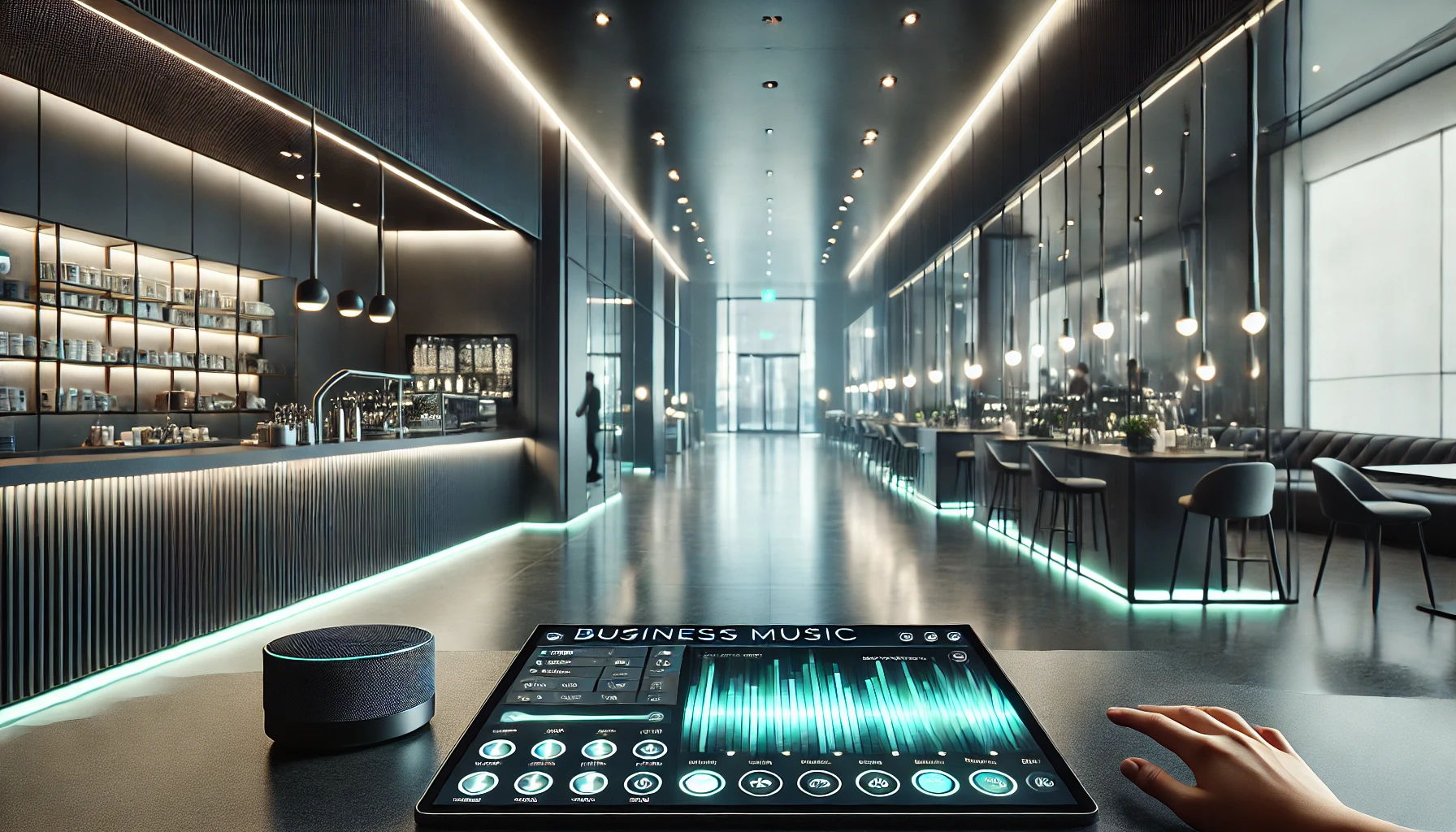 Genix music workspace showing scheduling and branch control